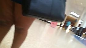 BBW thighs in mini skirt