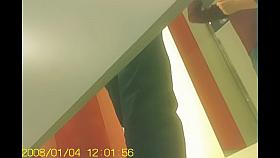 Spy cam woman in dressing room spied in the bra