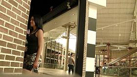 Hot Babe Nice Spandex Chatting with Friend (Graz 4)