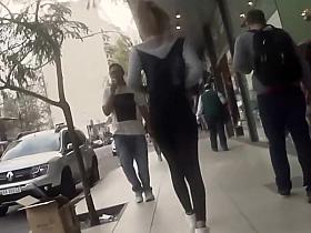 Thin girl got incredible small ass