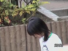 Reading the book and getting thirsty babe gets skirt sharked