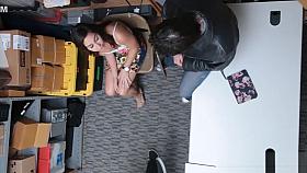 Teen Shoplifter Fucked While Dad Watches