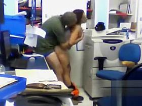 Our new secretary gets penetrated hard in the office