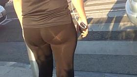 Very good ass in legging