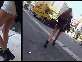 Intimate Follow Of Stunning girl Ass