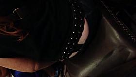 Milf thong showing and big boobs