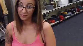 Bigtit spex pawnee facialized for cash