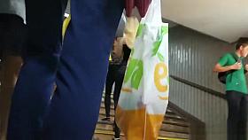 Blonde In Yellow Dress