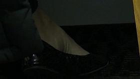 Black Flats of co-worker - beautiful MILF Feet