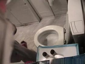 Japanese wife W&uuml;rstchen on toilet twice in 15 minutes