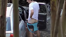 Bicyclist meets up with a prostitute