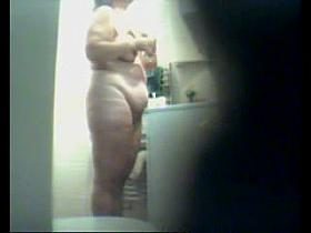 bbw caught on spy cam