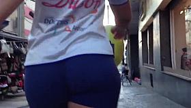 Booty walking around