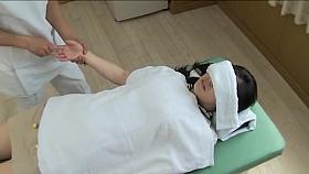 Gorgeous Jap gets screwed in kinky spy cam massage clip