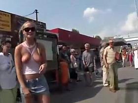 Her favorite thing to do is to pee on the sidewalk