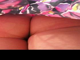 My upskirt video of a juicy hottie I saw in a bus