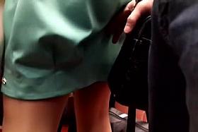 touch ass in the subway 3