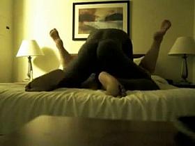 Cheating wife gets caught with her lover with a hidden cam