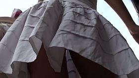 That white skirt is an awesome thing to film under