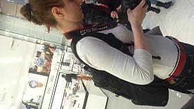 spy sexy teens bust in mall romanian