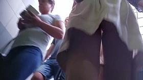 Girl With A Black Backpack