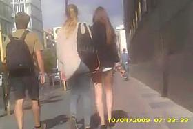 Berlin spy at street