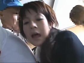 Frustrated Asian lady has public sex jav part2