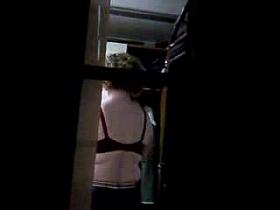 Polish nurse dresses up for work.