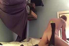 Impromptu pussy pounding with cock suck