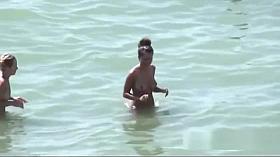 Teeny girls have fun at the nude beach summer memories never published