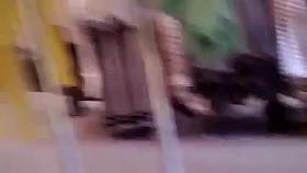 upskirt shop worker