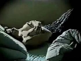 Mom go to bed and... masturbates. Hidden cam