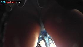 Hidden upskirt camera shooting worthy cunt