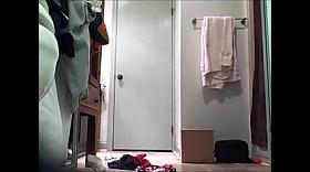 Voyeur cam sex clip features a gorgeous chick