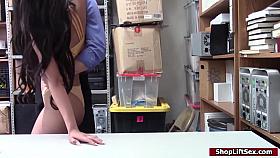 Latina Humped Hard For Stealing Candies