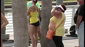 Bumble Bee Redhead with Great Arse