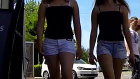 Candid - two Hot Teenies Sexy Panties Wazoo Pantoons Body