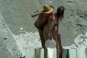 Teens Having a Fun Day out on Beach