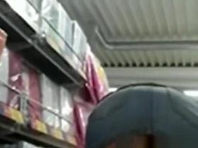 Wife bent over for showing butt