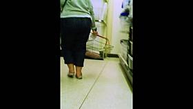 mature big butt jeans