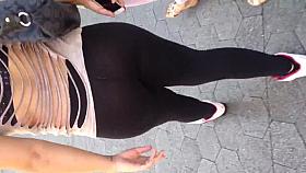 Fat Mexican in see thru leggings 4