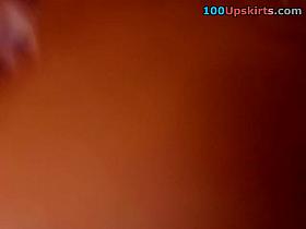 Bus stop sanitary towel upskirt