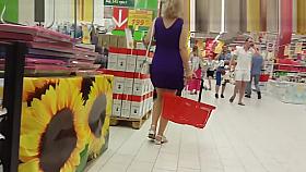 Lady In Purple Dress