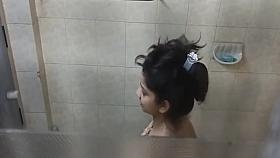 Cute Antics Of A Girl Shot Secretly