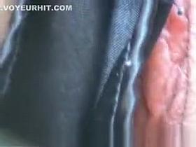 No Panties Upskirt Pants