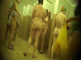 Hidden cameras in public pool showers 743