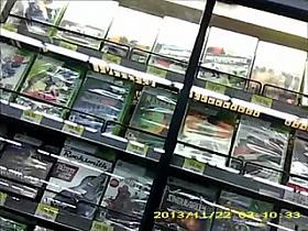 fat black see thru booty in store, crotch wedgie