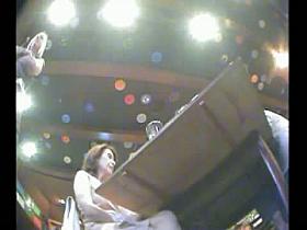 Waitresses in tiny skirts make for some upskirt magic