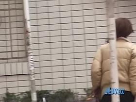 Alley sharking encounter with na.ve sweet Japanese vixen being easily fooled