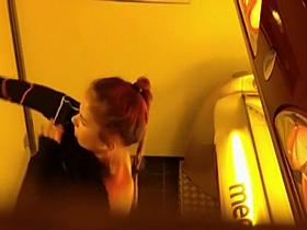 Spying on her nudity as she starts to tan